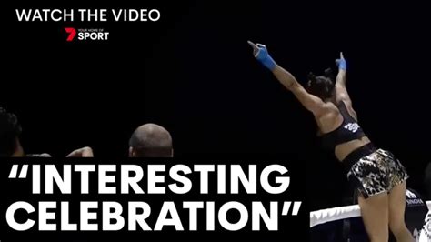 tia emery celebration|Aussie fighter Tai Emery shocks fans with bizarre X